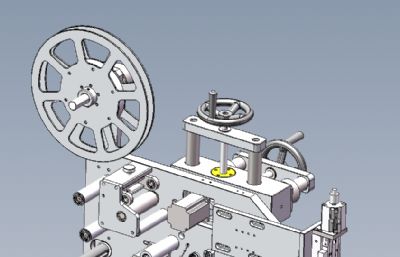 贴标机送料器solidworks模型