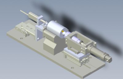 电机行程测量工具solidworks模型