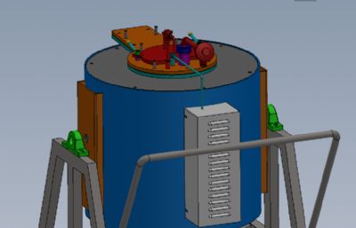 MAC30金属溶化炉solidworks模型