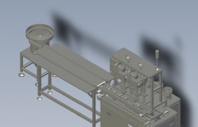 多头自动锁螺丝机solidworks模型