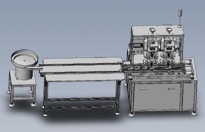 多头自动锁螺丝机solidworks模型