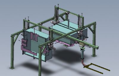 搬运机械手solidworks模型