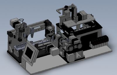 电气缠绕机solidworks模型