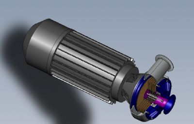 tesla涡轮泵solidworks模型