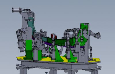 侧板焊接定位夹具solidworks模型