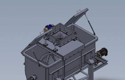 工业搅拌机solidworks模型