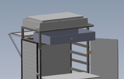 多用途机柜solidworks模型