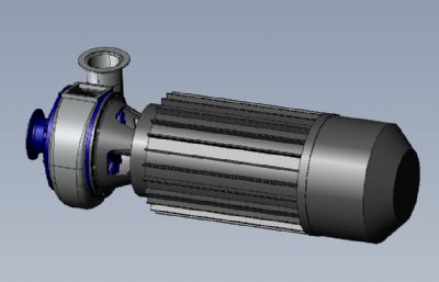 tesla涡轮泵solidworks模型