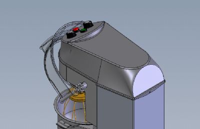 和面机,揉面机,面粉搅拌机solidworks模型