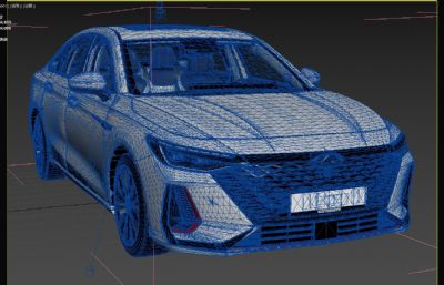 奇瑞艾瑞泽8汽车3dmax模型
