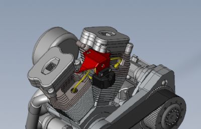 FXR发动机solidworks模型