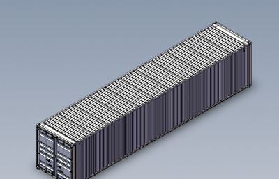 40ft集装箱,箱子solidworks模型