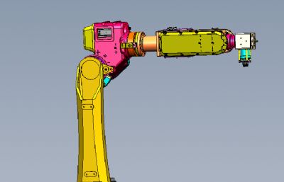 6关节机器人,机械手臂solidworks模型