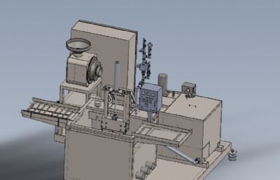 工业超声波清洗机solidworks模型