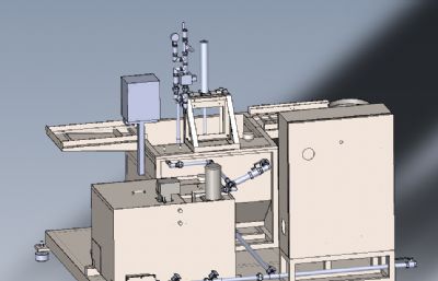 工业超声波清洗机solidworks模型