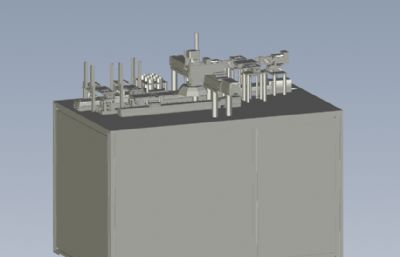 光学检测设备solidworks模型