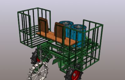 solidworks菠萝移栽机模型