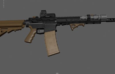 ar-15卡宾枪,突击步枪,战术版步枪