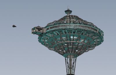 宇宙太空站,太空基地solidworks模型