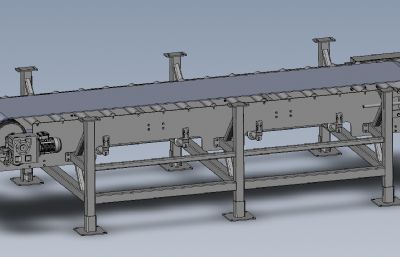 带式输送机solidworks模型