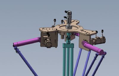 并联机械手solidworks模型