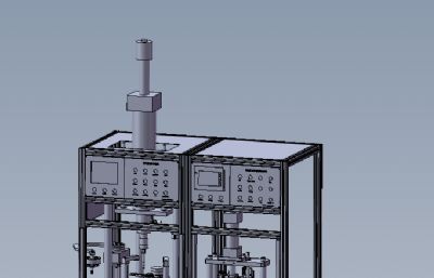 激电环整形压轴机solidworks模型