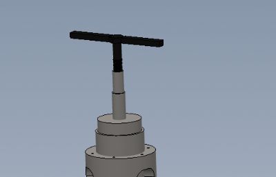 三爪夹持器,机械爪solidworks