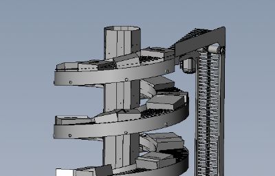 螺旋式提升机solidworks模型