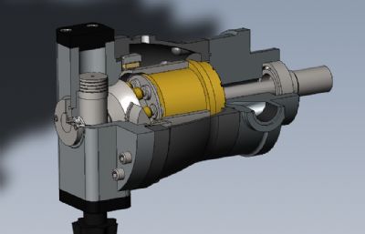 两款柱塞泵solidworks模型