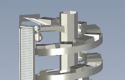 螺旋式提升机solidworks模型