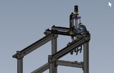 龙门架运输机械设备solidworks模型