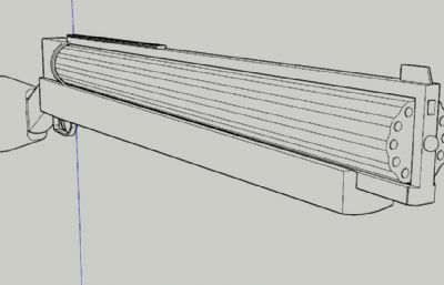 旋管步枪skp,obj模型