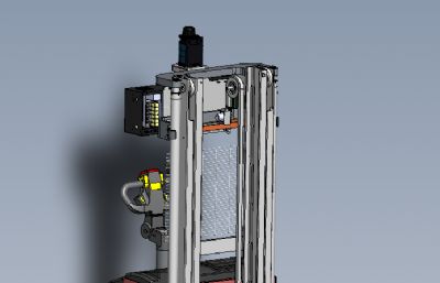 2吨电动叉车solidworks模型