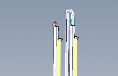 4轴机械手自动上下料机solidworks模型