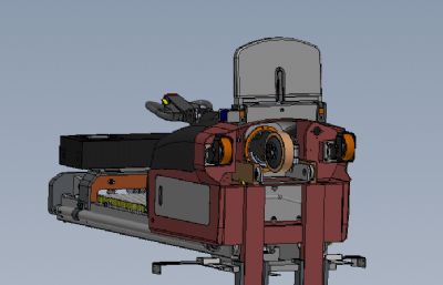 2吨电动叉车solidworks模型