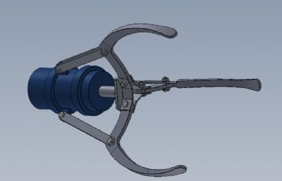 三爪夹具solidworks模型