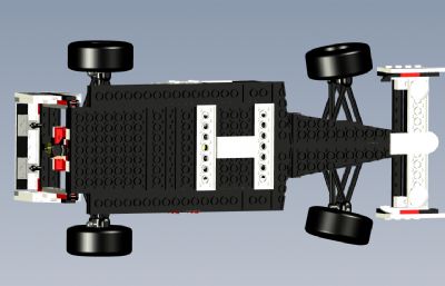 迈凯F1赛车拼装玩具stp模型