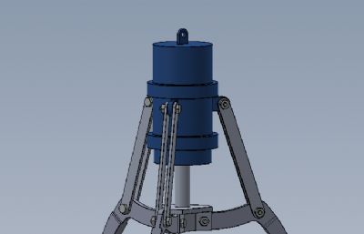 三爪夹具solidworks模型