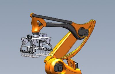 自由码垛工业机器人solidworks模型