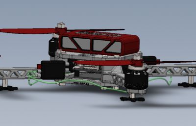 四轴飞行器solidworks模型