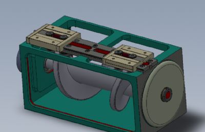 CAM自适应控制盒solidworks模型