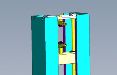 材料试验台架solidworks模型