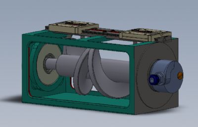 CAM自适应控制盒solidworks模型