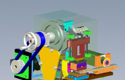 插针机机头solidworks模型