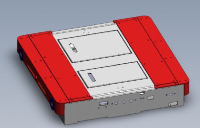 仓储穿梭自动搬运小车solidworks模型