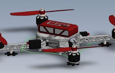 四轴飞行器solidworks模型