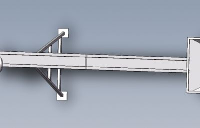 U160-4米提升机solidworks模型