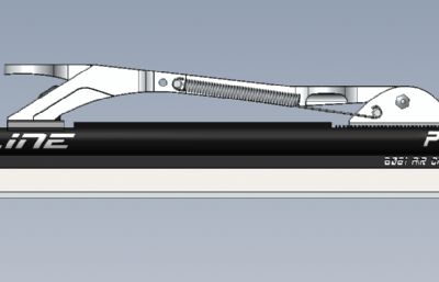 冰刀鞋底部结构solidworks模型