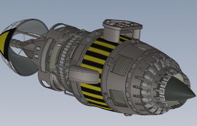 太空飞行器solidworks模型