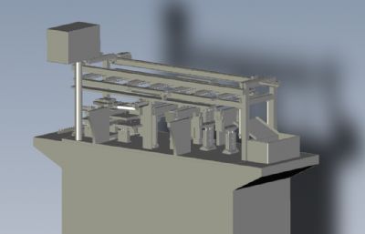 线圈切脚测试浸脚机solidworks模型